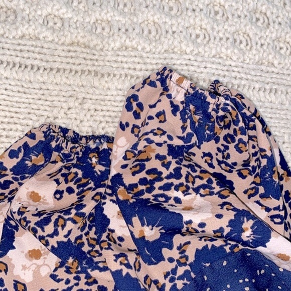 Hailey & Co. boho peasant babydoll top size small oversized - Picture 6 of 9